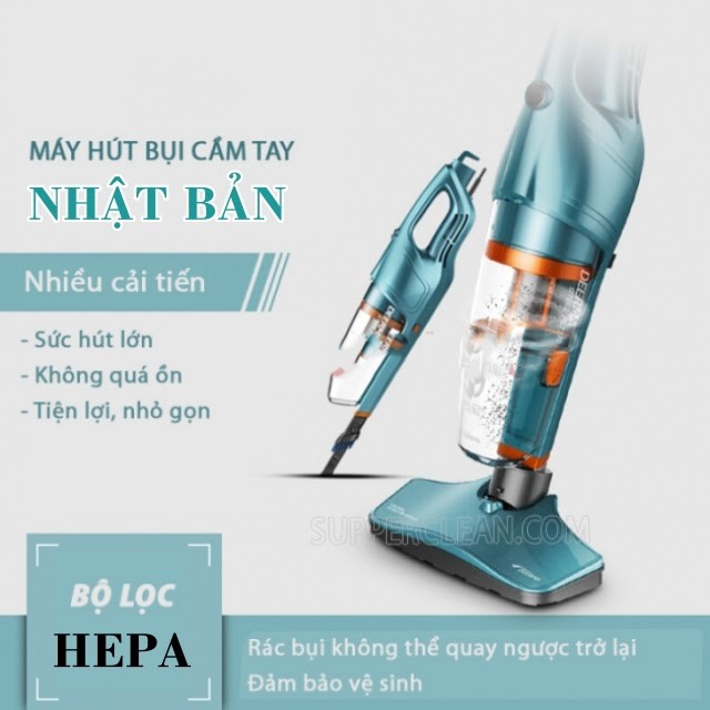 máy hút bụi cầm tay của Nhật