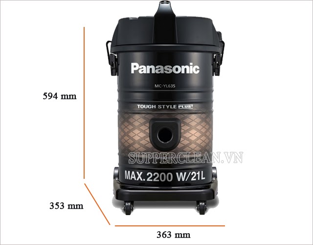 máy hút bụi Panasonic MC-YL635TN46 nhỏ gọn