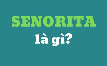 Senorita là gì