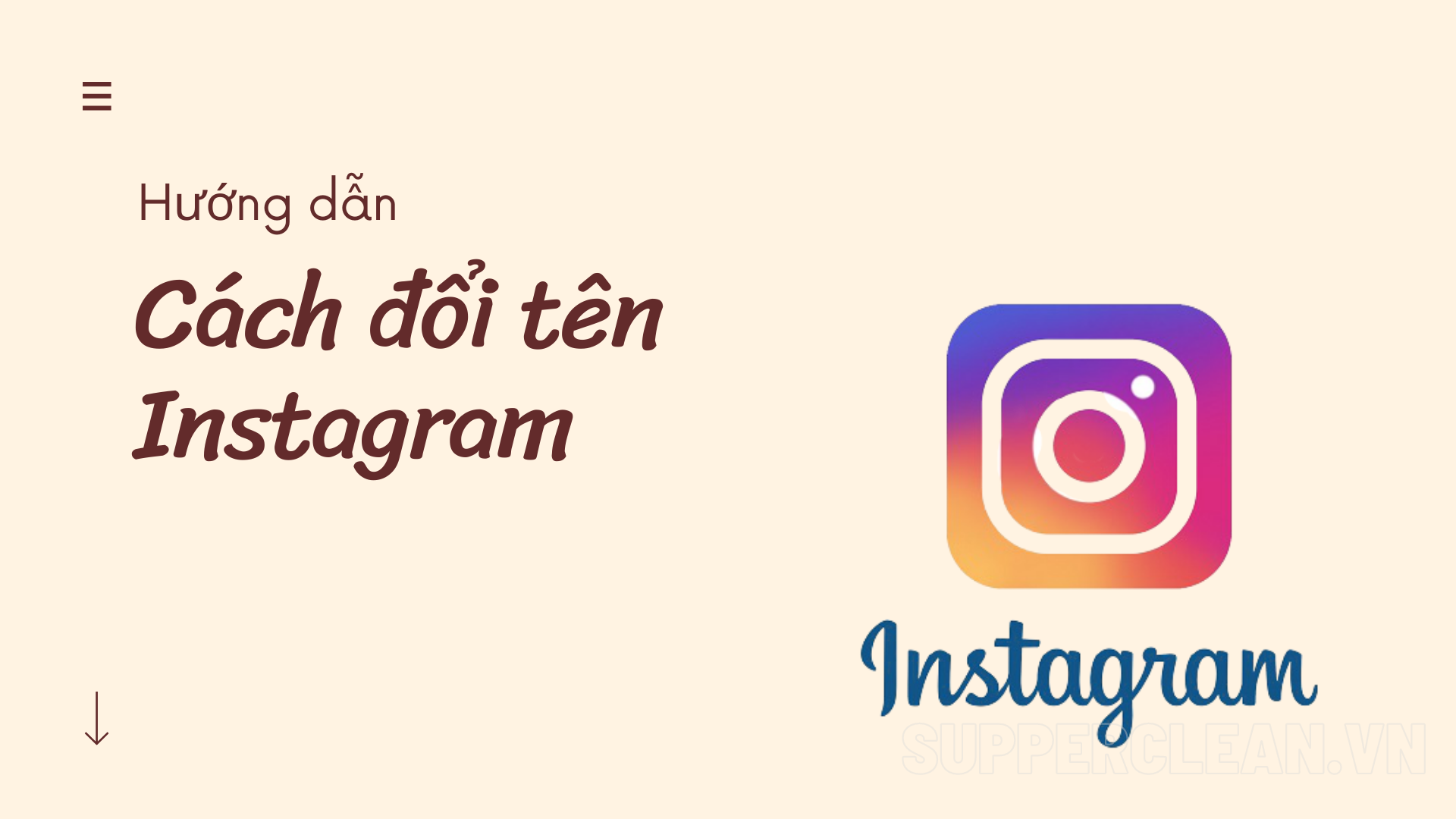 cách đổi tên instagram