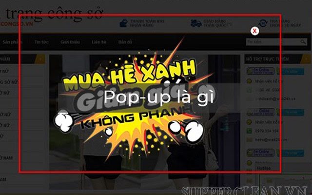 pop up là gì