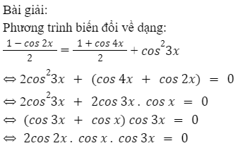 bài tập về công thức hạ bậc