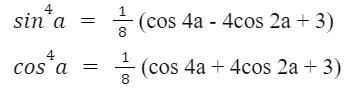 công thức hạ bậc