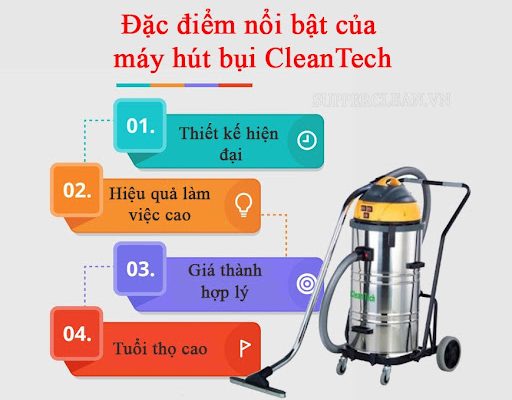 máy hút bụi cleantech