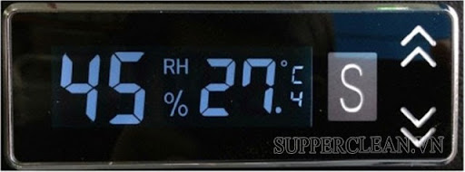 đồng hồ hiển thị nhiệt độ và độ ẩm