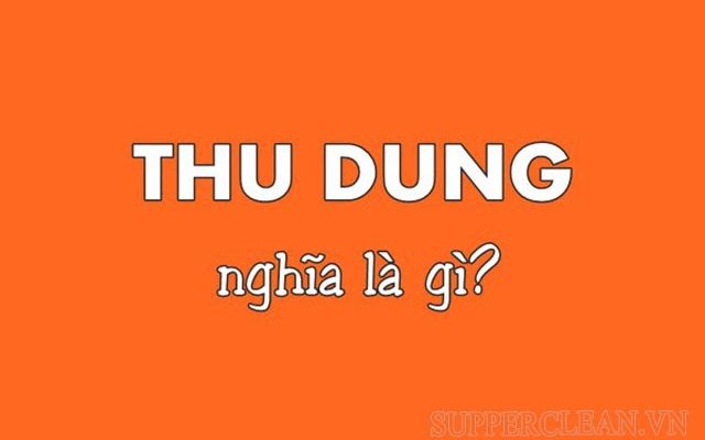 thu dung nghĩa là gì