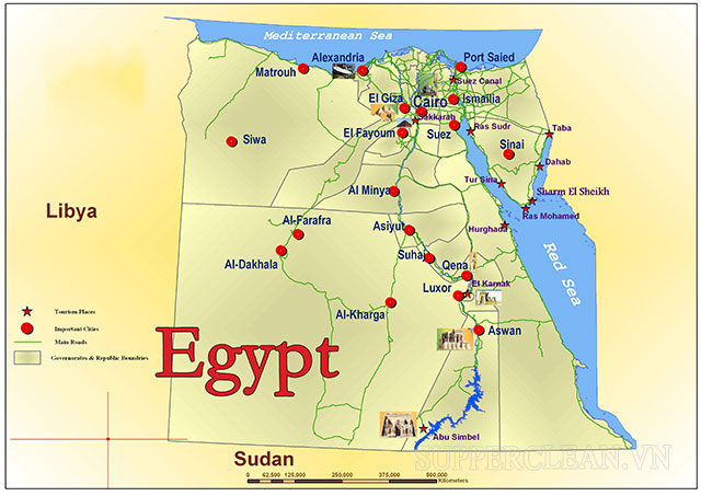 Ai Cập thuộc châu lục nào? Giải mã các bí mật về đất nước Ai Cập