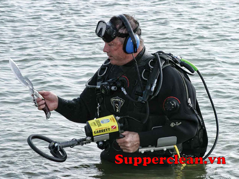 lưu ý khi sử dụng máy dò kim loại dưới nước