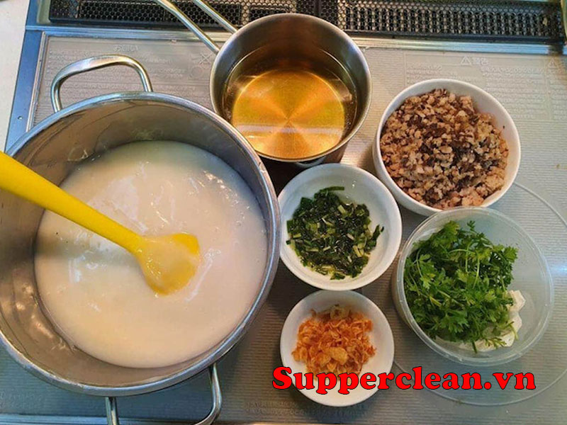 Các bước thực hiện làm bánh đúc