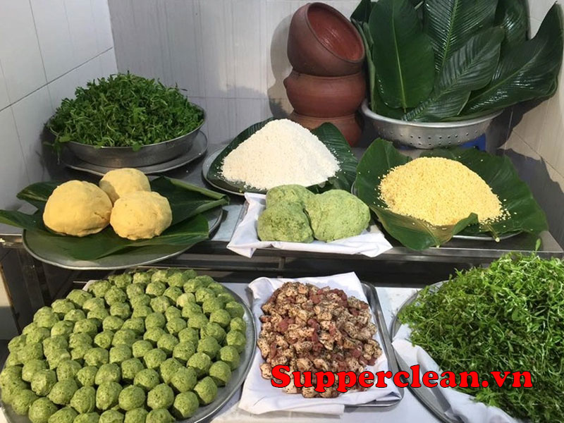 nguyên liệu làm Bánh Khúc