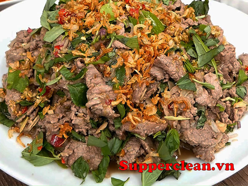 Bò tái chanh truyền thống Chuẩn vị nguyên bản