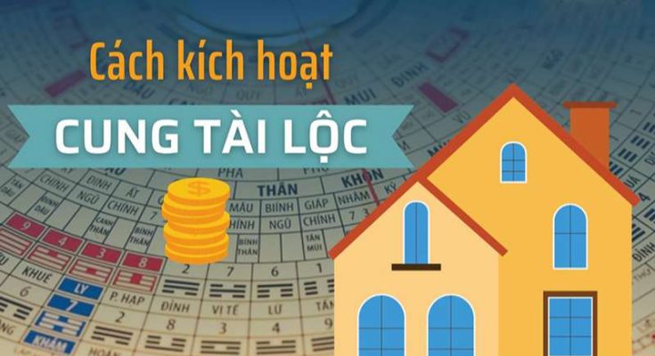 Cách mở cung tài lộc trong nhà
