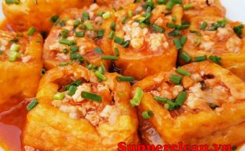 đậu phụ nhồi thịt