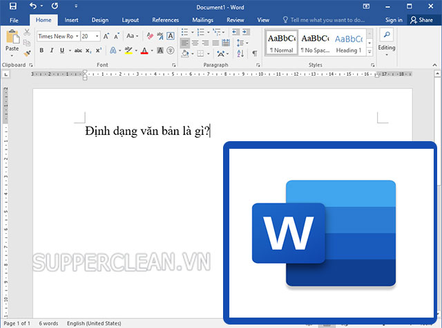 Định dạng văn bản trên phần mềm Microsoft Word