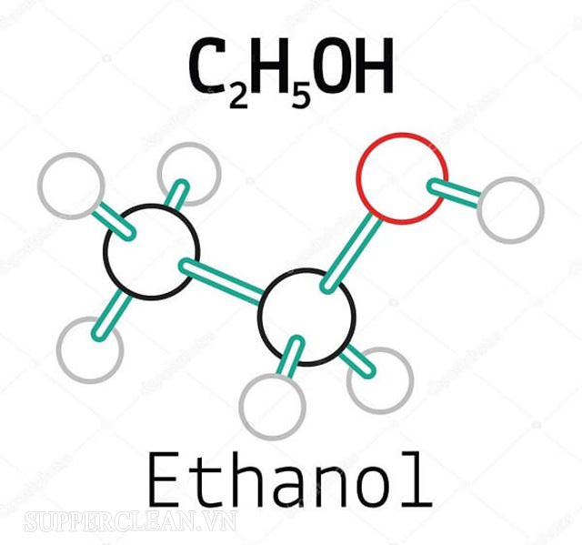 Etanol được biểu thị dưới công thức hóa học là C2H5OH