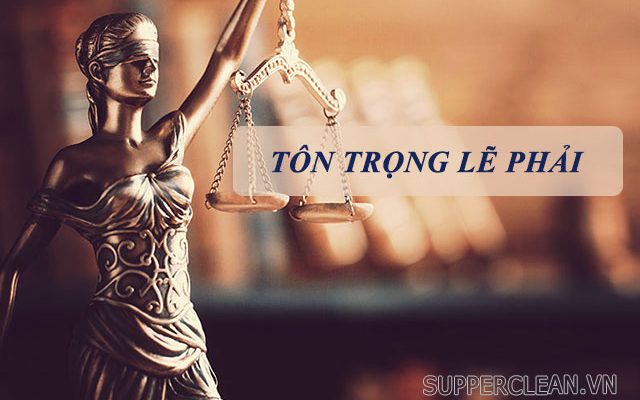Định nghĩa tôn trọng lẽ phải là gì