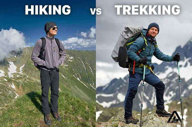 So sánh Hiking và Trekking