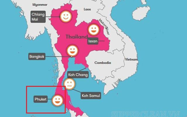 Phuket - một tỉnh của Thái Lan nổi tiếng với đảo Phuket
