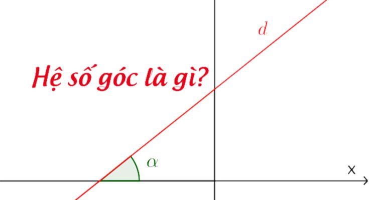 Hệ số góc là gì?