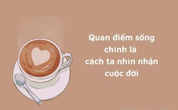 Quan điểm sống là cách mà ta nhìn nhận cuộc đời