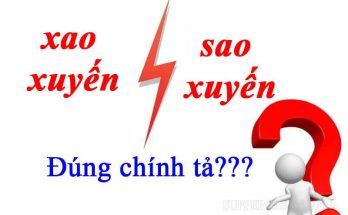 “Xao xuyến” là từ có nghĩa và viết đúng chính tả