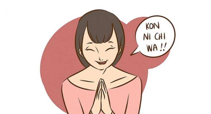 Konnichiwa là câu chào buổi chiều