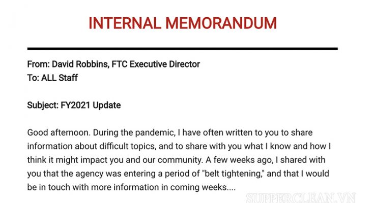 Memo là bản thông báo ngắn gọn dùng trong liên lạc nội bộ doanh nghiệp