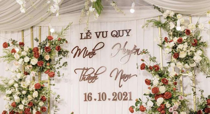 Lễ vu quy là tiệc cưới tổ chức tại nhà gái