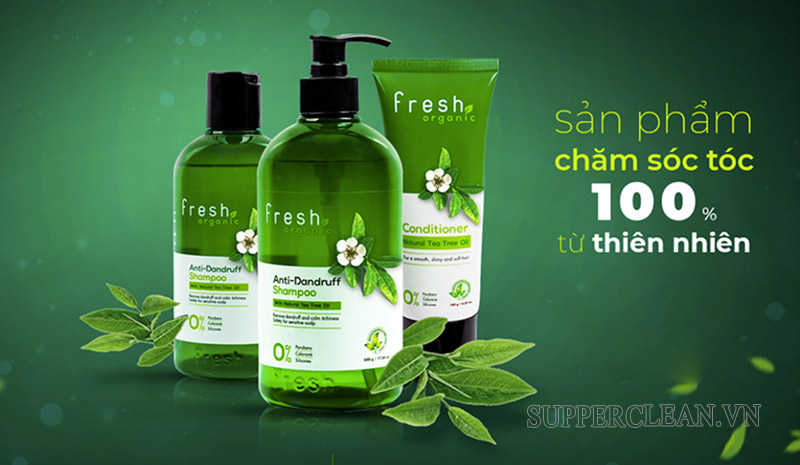 Fresh Organic shampoo chiết suất từ các thành phần tự nhiên