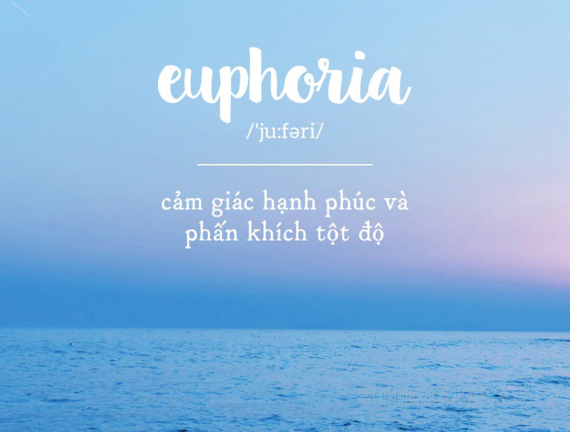 Euphoria là sự hưng phấn, vui vẻ và vô cùng hạnh phúc