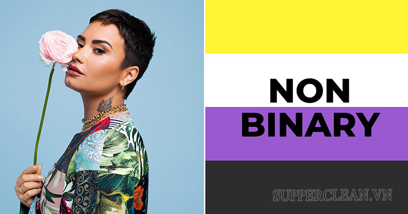 Lá cờ biểu tượng của non binary