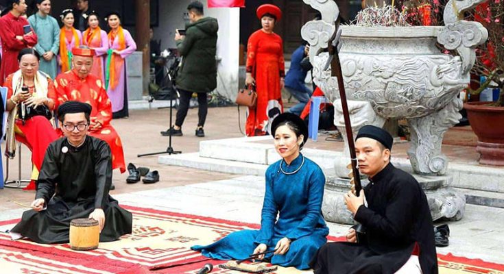 Ca trù là loại hình trình diễn dân gian mang đậm giá trị nghệ thuật và giá trị văn hóa