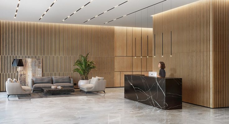 Khu vực lobby hotel