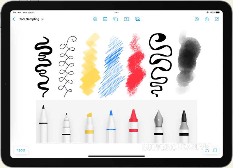 Freeform cung cấp cho người dùng bộ công cụ vẽ đa dạng