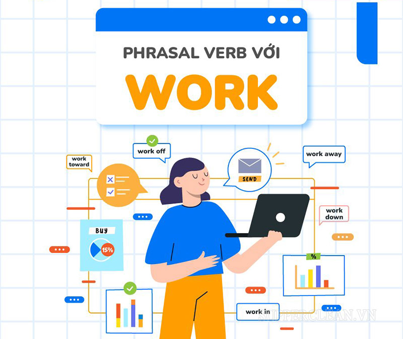 Các cụm phrasal verb với work thường gặp trong tiếng Anh