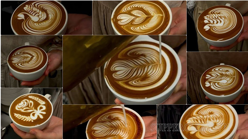 Latte art thể hiện sự khéo léo và trình độ của người pha chế