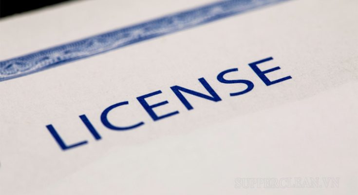 License được biết đến nhiều nhất với ý nghĩa là bằng lái, chứng chỉ