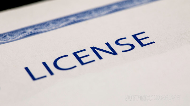 License được biết đến nhiều nhất với ý nghĩa là bằng lái, chứng chỉ