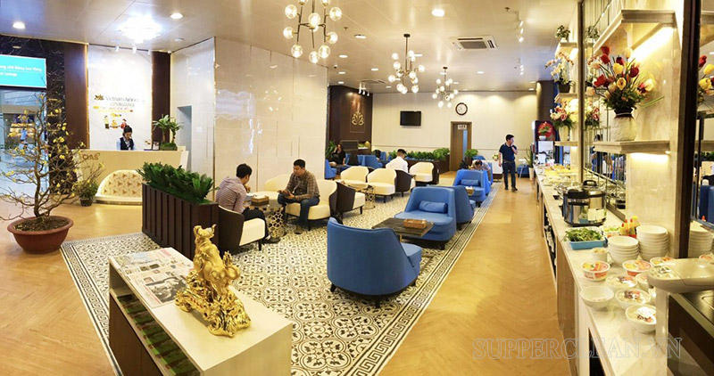 Lotus lounge là phòng chờ hạng thương gia của Vietnam Airline