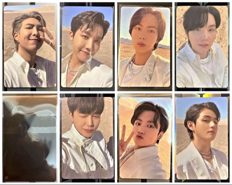 Thẻ card in hình các thành viên nhóm BTS
