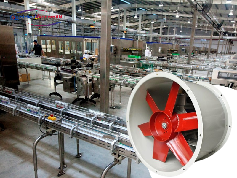 Ứng dụng của quạt hướng trục trong ngành hóa chất và luyện kim