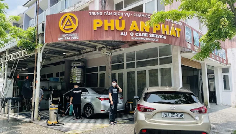 Rửa xe ở Huế Phú An Phát