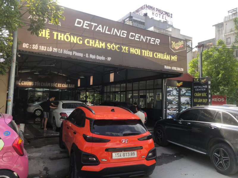 Rửa xe tại Hải Phòng T&T AutoSpa