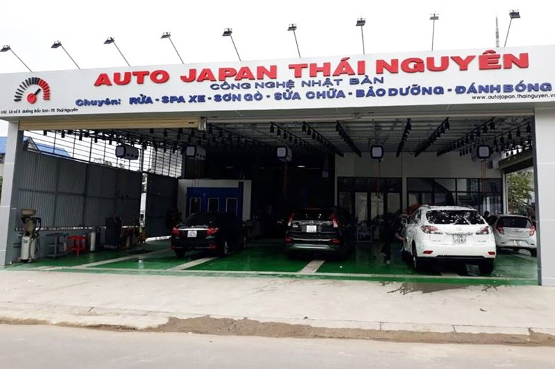 Rửa xe Thái Nguyên Auto Japan 